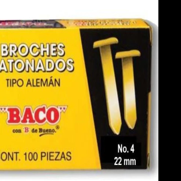 BROCHE ALEMAN 4 BACO CAJA C100 C.50